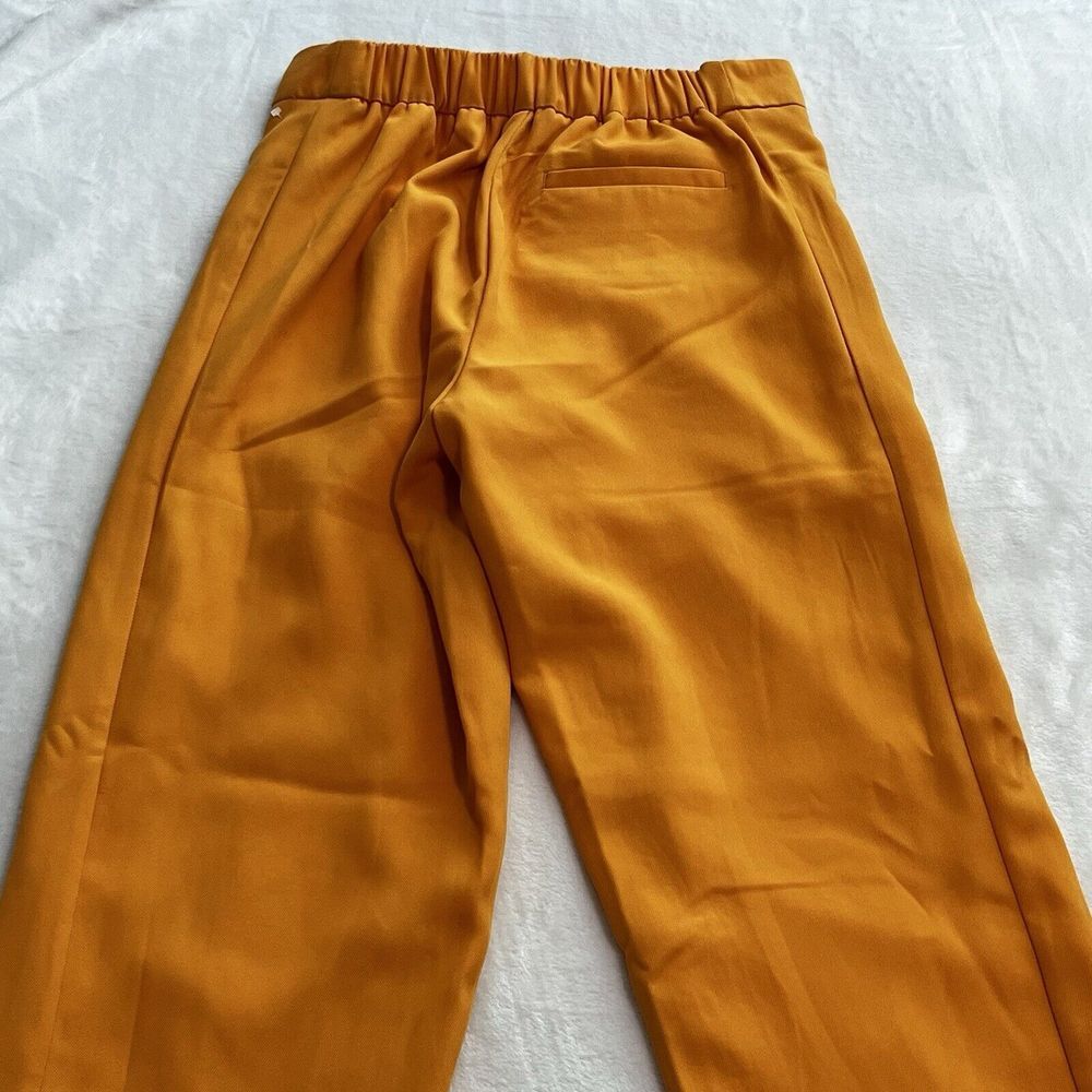 House Of Harlow 1960 Orange Pleated Wide Leg‎ Dress Pants Size Small - Picture 4 of 16